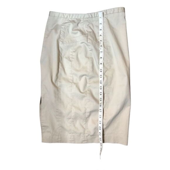 Express Design Studios tan straight pencil skirt - Picture 8 of 10